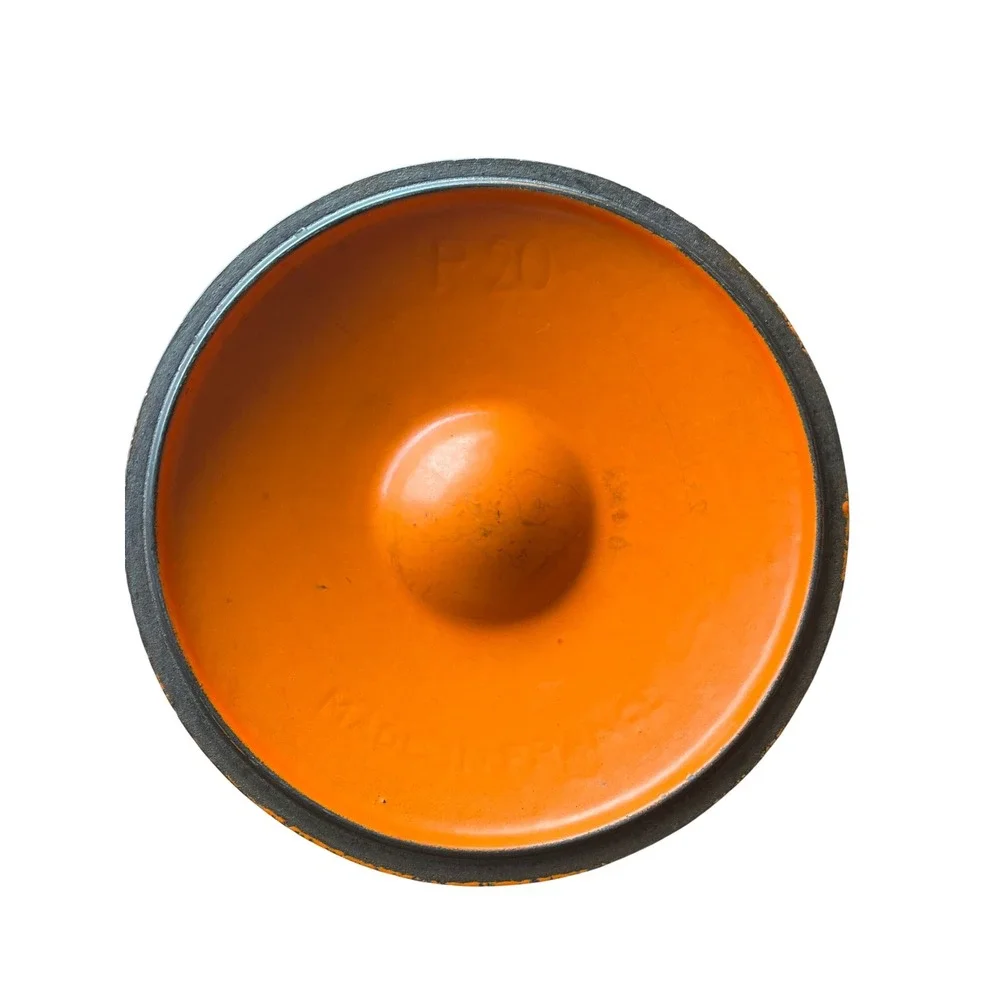 Le Creuset Flame Orange Enameled Cast Iron Lid P20 Made in France 8